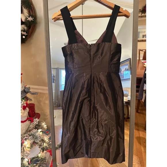 Banana Republic Brown Cocktail Dress Size 0 - Picture 6 of 7